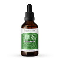Diarrhea Tribal Care Alcohol Extract, BlackBerry, Slippery Elm, Red Raspberry, Chamomile, Orange, Goldenseal. Glycerite Tincture, Healthy BM Support (4 fl oz)