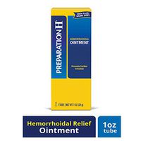 Preparation H Hemorrhoid Symptom Treatment Ointment, Itching, Burning & Discomfort Relief, Tube (1.0 oz)