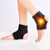 Daxin 1 Pair Tourmaline Self Heating Magnetic Therapy Foot Ankle Massage Belt Pad