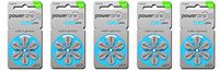 Powerone Hearing Aid Batteries Size-675P Cochlear, 5 Pack (60 Batteries)