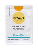 Dermarite PeriGuard Antimicrobial Skin Protectant Ointment, 5 g Foil Packets - 144 Count Box - with Vitamins A, D, E, Aloe Vera and Zinc - Clear Moisture Barrier Cream