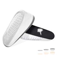 Kalevel 1.4 Inches Heel Lift Insoles Height Increase Shoe Inserts Elevator Shoe Insoles Women Men Taller for Leg Length Discrepancy (Black)