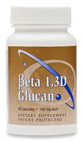 Transfer Point Beta 1,3D Glucan 100mg - 85% Minimum Glucan Content; for Healthy Immune System - 60 Caps (Single Pack)