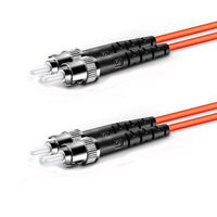 120m ST to ST Multimode Fiber Patch Cable OM1 62.5/125 Duplex