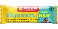 Sattviko Cashew Bar | Kaju Katli Bar with Cashew, Oats, Raisin, Honey | Natural Protein & Real Cashew | Week Pack | 15 Bars