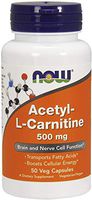 NOW FOODS Acetyl Lcarn 500mg Capsules, 50 CT
