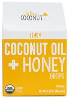 The Crafted Coconut | Organic Cough Drops | Coconut Oil and Honey, Soothe and Coat the Throat– Lemon