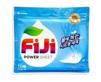 LG Household&Health Care FIJI Power Sheet Travel Laundry Detergent Sheets 1-pack, 15 count (Water-soluble sheet type Detergent sheets)