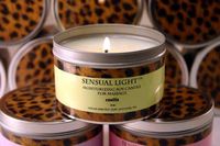 8 oz Sensual Light Massage Candle - Coconut Cream