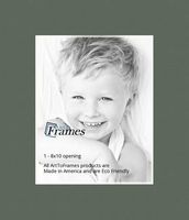 10x12 Olive / Forest Green Custom Mat for Picture Frame with 6x8 opening size (Mat Only, Frame NOT Included)