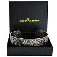 Holistic Magnets® Large Copper Magnetic Bracelet (Tarnish-Free) Celtic Bracelet Arthritis Pain Relief Tendonitis Joint Wrist Gift Boxed(CMP)-Celtic Mist (L: Wrist 7.5-8.5 inch)