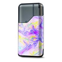 Skin Decal Vinyl Wrap for Suorin Air Kit Vape skins stickers cover/Pastel Marble resin pink purple swirls mix