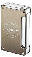 Personalized Visol Zidane Nickel Plated Cigar Lighter - Groomsman Variants (Groomsman 4)