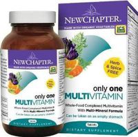 New Chapter Only One, Whole-Food Multivitamin, 72 -Tablets ( Multi-Pack)