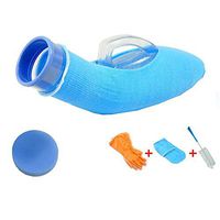 Male Urine Bottle with lid for Reusable Portable 800ml Urinal for Elderly Urine Collector, Urinal System