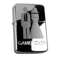 Lighter - Game Over Wedding High Polish Chrome - Star Int. Inc Brand