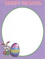 Happy Easter Bunny & Egg Stationery Printer Paper 26 Sheets