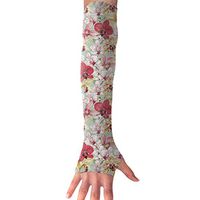 QG ZZX Anastasia Floral Unisex Compression Arm Sleeves UV Protection Performance Arm Sleeve - for Outdoor Sports Baseball,Basketball,Football (1 Pair)