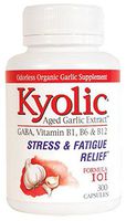 Kyolic / Wakunaga Aged Garlic Extract Stress and Fatigue Relief Formula, Pack of 2