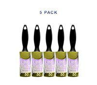 HR MERCHANDISE Heavy Duty Lint Rollers Sheets Best Pet Safe Adhesive Cat and Dog Hair and Lint Pic-up Roller, Clothes, Furniture, Laundry Dust & Lint Combo Removal (5 Pack)