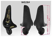 Ownstyle One Pair Spinner Wheels Replacement Luggage Wheels Universal Wheel Supply Repair Suitcase Universal Wheels (W028)
