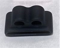 Airpod Watch Strap Holder, Compatible for AirPods Holder, Portable Anti-Lost Silicone Compatible for Apple AirPods Accessories (Black)