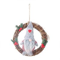 Holata Christmas Rattan Ring Pendant Rattan Pendant Home Christmas Window Decoration