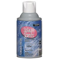 Chase Products Sprayscents Metered Air Freshener Refill, Powder Fresh, 7oz, Aerosol, 12/Carton, New
