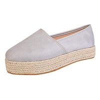 Women's Casual Driving Shoes,Ladies Slip On Solid Platform Pumps Boat Shoes Loafers Shoes