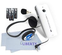 New!!! Pocketalker Ultra 2.0 Platinum Package by Williams Sound - Platinum Package Includes 2 Liberty Microfiber Cloths and 3 Extra Sets of Batteries (Behind The Head Headphones)