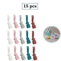 Yimeezuyu Lazy Shoe Helper 15 Pcs Shoe Lifting Helper Shoe Horn Wear Shoe Helpers Easy on Easy Off Travel Shoehorn Shoe Helper for Men, Women and Kids