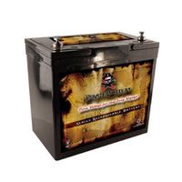 12V 55AH 660W Sealed Lead Acid (SLA) Battery - T6 Terminals by Pirate Battery