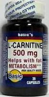BV L-CARNITINE CP 500MG 36