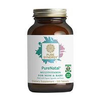 Pure Synergy PureNatal (120 Tablets) Prenatal Vitamin Made w/ Organic Fruits & Veggies, Gentle on Stomach