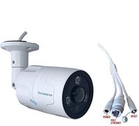 Microseven UltraHD 5MP 2560x1920 PoE 2 Two-Way Audio,Alexa,Wide Angle,SD Slot,Outdoor Night Vision Bullet Security Waterproof IP Camera, H.265 Human Motion Detection,FTP,Cloud,Web GUI, Apps+ VMS,ONVIF