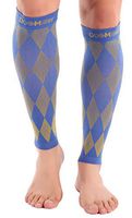Doc Miller Premium Calf Compression Sleeve 1 Pair 20-30mmHg Graduated Support for Sports Running Circulation Recovery Shin Splints Varicose Veins (2 Pair L)