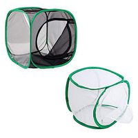 Meidexian888 2PC Portable Foldable Insect Cage,2PC Portable Foldable Insect And Butterfly Habitat Cage Housing Enclosure (C)