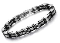 Aegean Jewelry Titanium Stainless Steel Men's Fashion Magnetic Bracelet, Anti-fatigue and Pain-relief, with a Gift Box and a FREE Small Gift