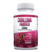 Pure Caralluma Fimbriata 1200mg Max Strength – Appetite Suppressant, Increase Fat Burn, Weight Loss Supplement, Non-Stim - for Men & Women - 1 Month