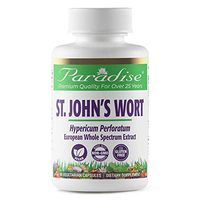 Paradise Herbs Vegetarian Capsules, St. Johns Wort Extract, 90 Count