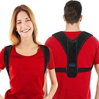 Posture Corrector For Men And Women, Upper Back Brace For Clavicle Support, Adjustable Back Straightener And Providing Pain Relief From Neck, Back and Shoulder (26-48 inches)