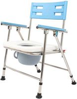 XIAOXIAO Bedside Commode,Home Care Commode/Bedside Toilet/Maternity Bathroom Stool Foldable, Convenient for Daily Use by Elderly and Pregnant Women