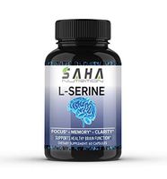 L Serine Brain Supplement (60 Capsules) Extra Strength Natural Nootropic for Focus, Energy, Memory, Clarity, Mental Performance | Supports Cognitive Function | Men, Women