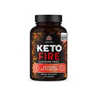 Ancient Nutrition KetoFIRE Caffeine Free Capsules, Keto Supplement with BHB Salts as Exogenous Ketones, and Electrolytes, Keto Diet, Ketosis Booster, 90 Count…