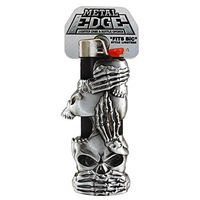 Metal Lighter Case for BIC Lighters, Lighter Protector and Bottle Opener - See No Evil
