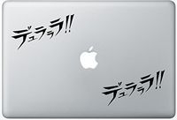 Durarara Title Anime ArcDecals78601729 Set Of Two (2x) , Decal , Sticker , Laptop , Ipad , Car , Truck