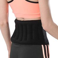 Aroma Season Microwave Lower Back Heating Pad for Back Pain Lumbar Heat Wrap. Hot Therapy for Relief Cramps, Pains