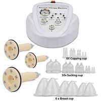 Electric Vacuum Therapi Machine for Female Lymph Drainage Face Slimming,Chest Gain Cupping Appliance,Desktop Breast Enhancement Massage Nursing