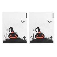 Amosfun Halloween Cellophane Bags Clear Cello Cookie Bags For Party Candy Favors ï¼ˆHat Pattern)