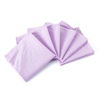 www.Beadingsupplys.com Lavender Cotton Napkins, Set of Six Natural Cloth Napkins, Cloth Dining Napkins, Wedding Napkins, Natural eco Napkins